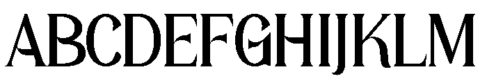 Baradha Font UPPERCASE