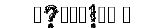 Barael Regular Font OTHER CHARS