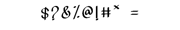 Barakallah Font OTHER CHARS