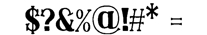 Barberry Font OTHER CHARS