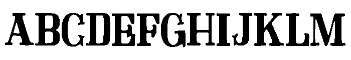 Barberry Font UPPERCASE