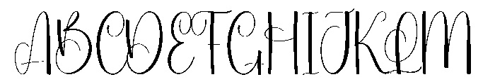 Barbie Autography Font UPPERCASE