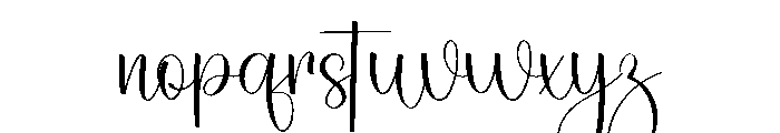 Barbie Autography Font LOWERCASE