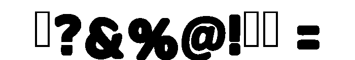Barbie Bold Regular Font OTHER CHARS
