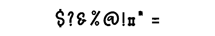 Barbie Brother Font OTHER CHARS