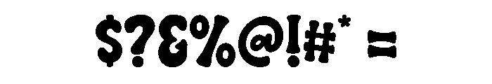 Barbie Bubble Regular Font OTHER CHARS