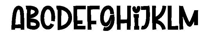Barbie Cemistry Font UPPERCASE