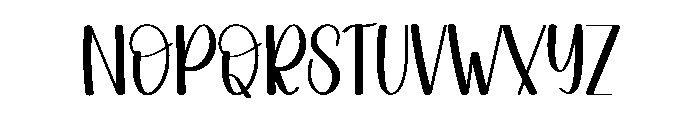 Barbie Handmade Font UPPERCASE
