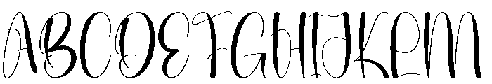 Barbie Honeymoon Font UPPERCASE