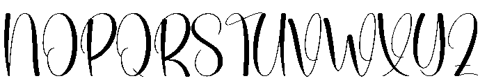 Barbie Honeymoon Font UPPERCASE