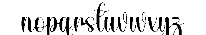 Barbie Honeymoon Font LOWERCASE