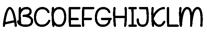 Barbie Jumps Regular Font UPPERCASE
