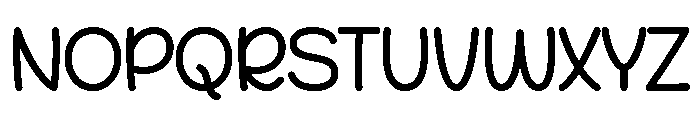 Barbie Jumps Regular Font UPPERCASE