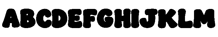 Barbie Kinder Font UPPERCASE