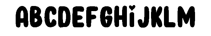 Barbie Loved Regular Font UPPERCASE