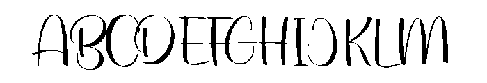 Barbie Moonlighty Font UPPERCASE