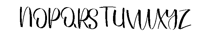 Barbie Moonlighty Font UPPERCASE