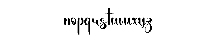 Barbie Moonlighty Font LOWERCASE