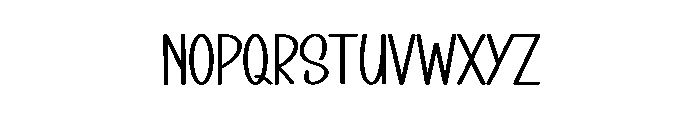 Barbie Snowman Font LOWERCASE