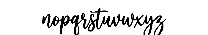 Barbie Stylish Regular Font LOWERCASE