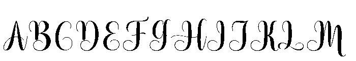 BarbieHailey Font UPPERCASE