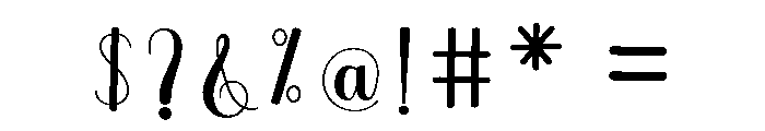 BarbieMaphia Font OTHER CHARS
