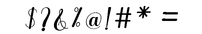 BarbieMaphiaItalic Font OTHER CHARS