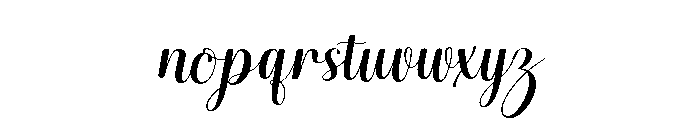 BarbieMaphiaItalic Font LOWERCASE