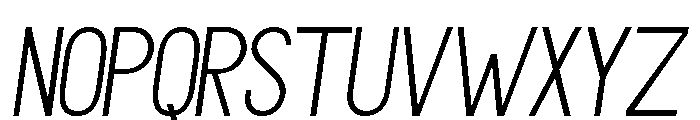 BarbieMaphiaVibesItalic Font UPPERCASE