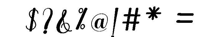 BarbieMaphiaWinterItalic Font OTHER CHARS
