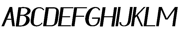 BarbieMaphiaWinterItalic Font UPPERCASE