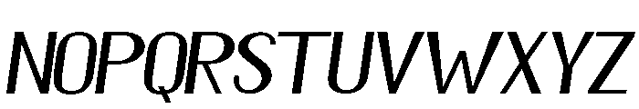 BarbieMaphiaWinterItalic Font UPPERCASE