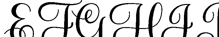 BarbieScript Font UPPERCASE