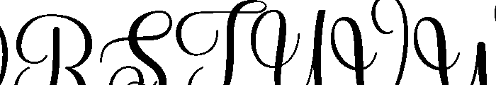 BarbieScript Font UPPERCASE