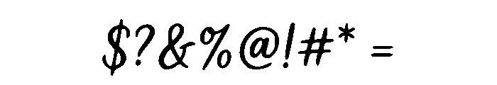BarbieStylish-Regular Font OTHER CHARS