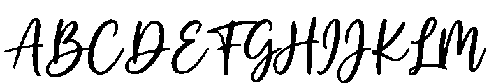 BarbieStylish-Regular Font UPPERCASE