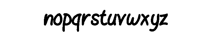 Barepino-Regular Font LOWERCASE
