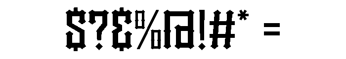 Barfun Font OTHER CHARS