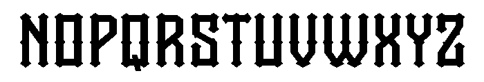Barfun Font LOWERCASE