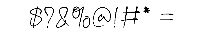 Bargoli Font OTHER CHARS