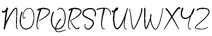 Bargoli Font UPPERCASE