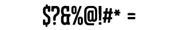 Bargwick Font OTHER CHARS