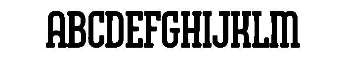 Bargwick Font UPPERCASE