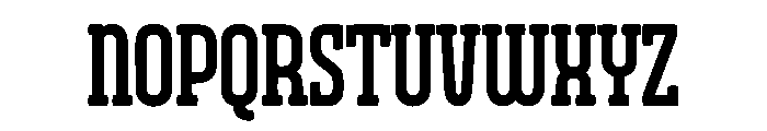 Bargwick Font UPPERCASE