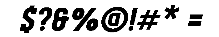 Barista Italic Font OTHER CHARS