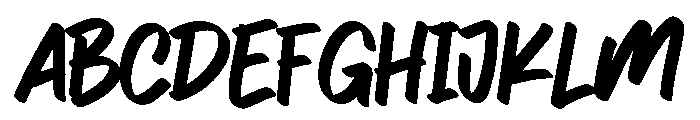 Barjava Font UPPERCASE