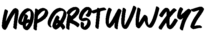 Barjava Font UPPERCASE