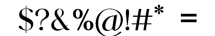 Barklie Font OTHER CHARS