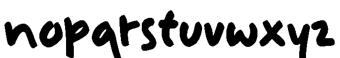 Barkovic One Font LOWERCASE