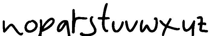 Barkovic Two Font LOWERCASE